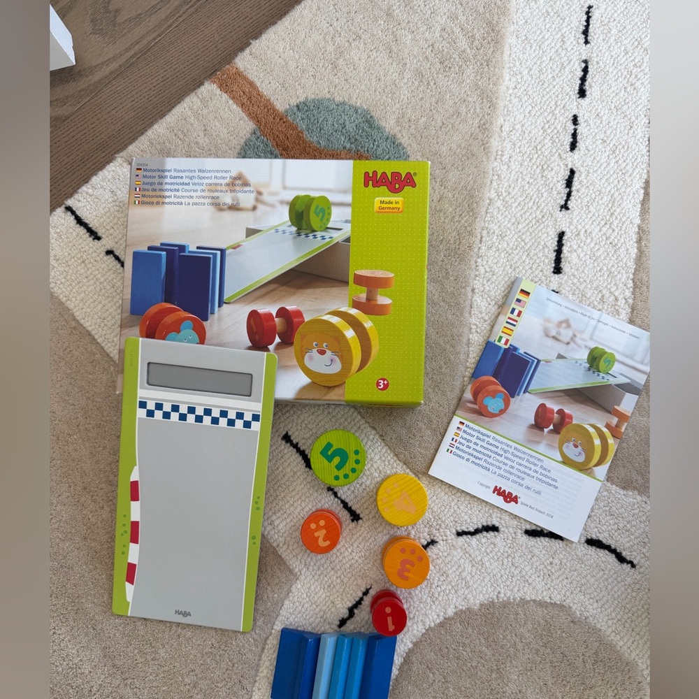 HABA Kids Motor skills game Fast Pace Roller race